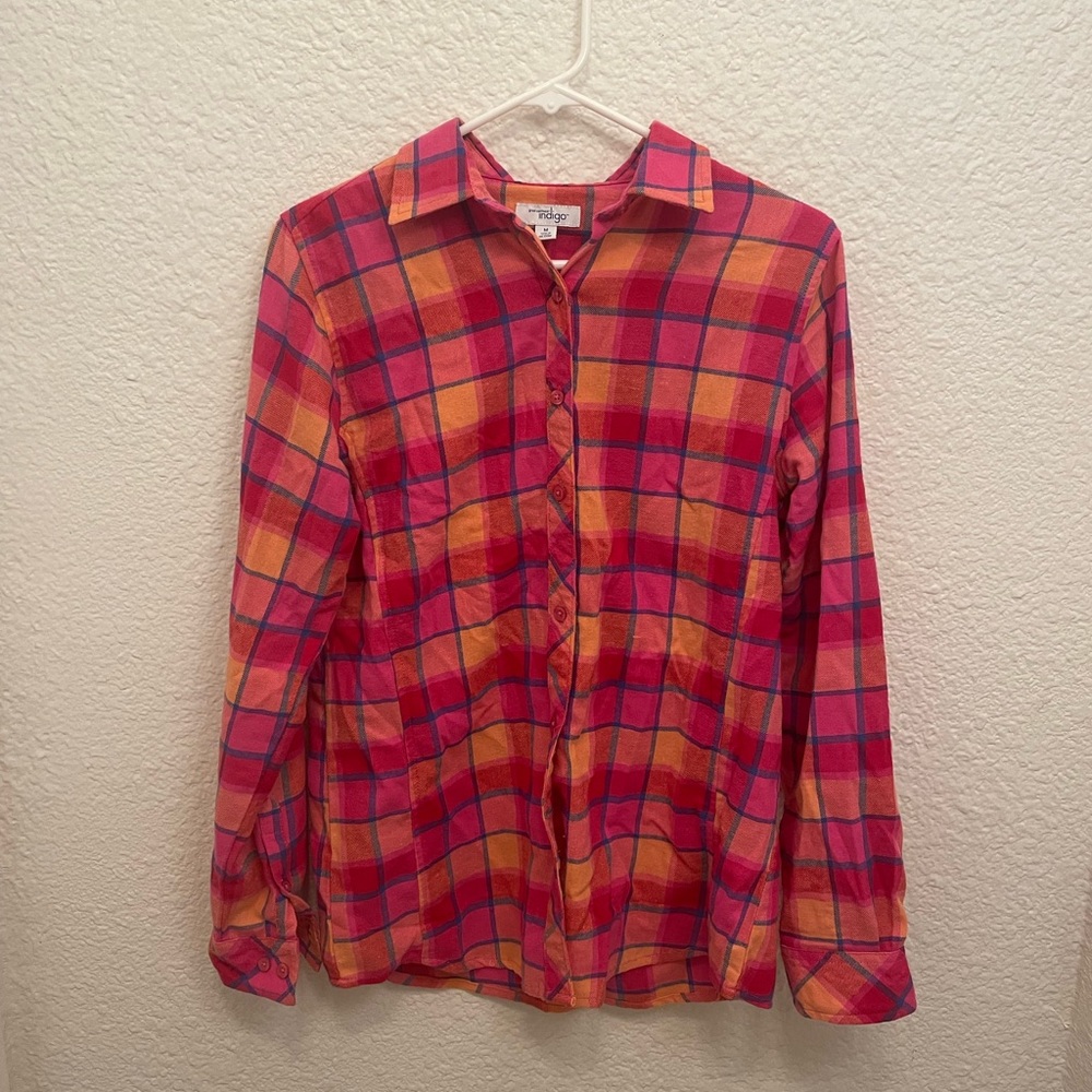 Great northwest indigo plaid shirt